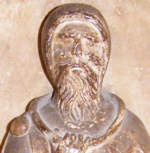 Warwick - St Mary Thomas Beauchamp 1369 and wife Katherine mortimer 1369 weeper 5 male civilian